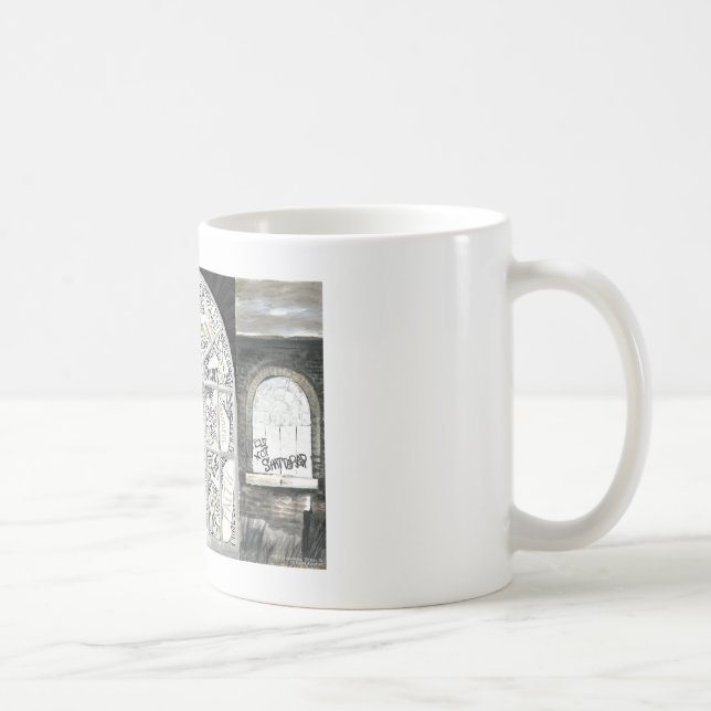 Gebrochene aber nicht zerbrochene Tasse (Rechts)