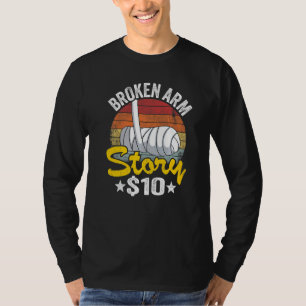 Gebrochene Arm Geschichte 10 Kinder mit gebrochene T-Shirt