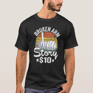 Gebrochene Arm Geschichte 10 Kinder mit gebrochene T-Shirt