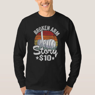 Gebrochene Arm Geschichte 10 Kinder mit gebrochene T-Shirt