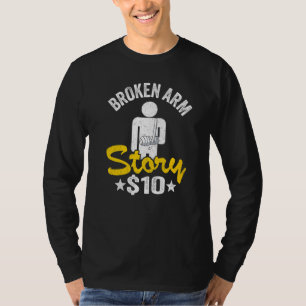Gebrochene Arm Geschichte 10 Kinder mit gebrochene T-Shirt