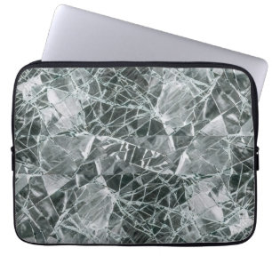 Gebrochene Glasoberfläche (Stil 5) Ölmalerei Laptopschutzhülle