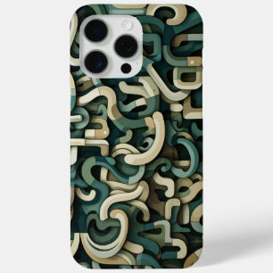 gebrochene und mehrschichtige Letterformen Case-Mate iPhone Hülle