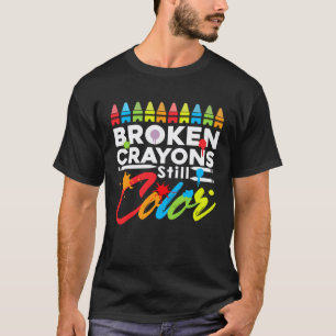 Gebrochene Wachsmalstifte färben immer noch - Psyc T-Shirt