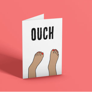 Gebrochener Fuß Karte