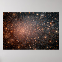 Gebrochener Nebel Kosmisches Netz Leuchten