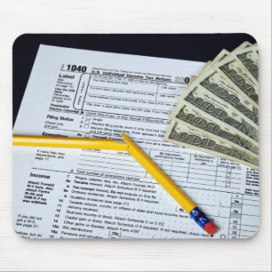 Gebrochener Steuerfond Mousepad