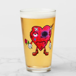 Gebrochenes Herz Glas