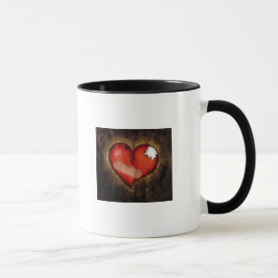 gebrochenes Herz/Kreislauf-System Tasse