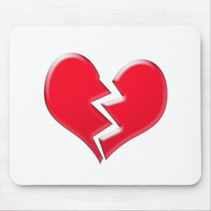 gebrochenes Herz Mousepad