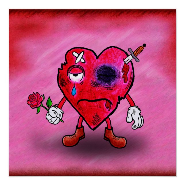 Gebrochenes Herz Poster (Vorderseite)