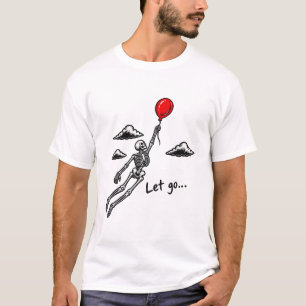 Gebrochenes Herz Skelett Halloween T-Shirt