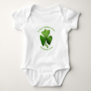Gebrochenes Irisch ist besser als cleveres Englisc Baby Strampler