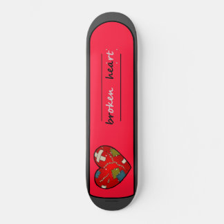 gebrochenes Skateboardherz Skateboard