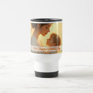 Gebt die mütterliche Liebe in blühendem Licht Reisebecher