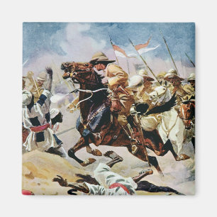 Gebühr der 21. Lancers in Omdurman Magnet