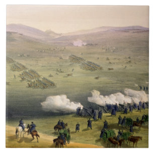 Gebühr der helle Kavallerie-Brigade, am 25. Fliese