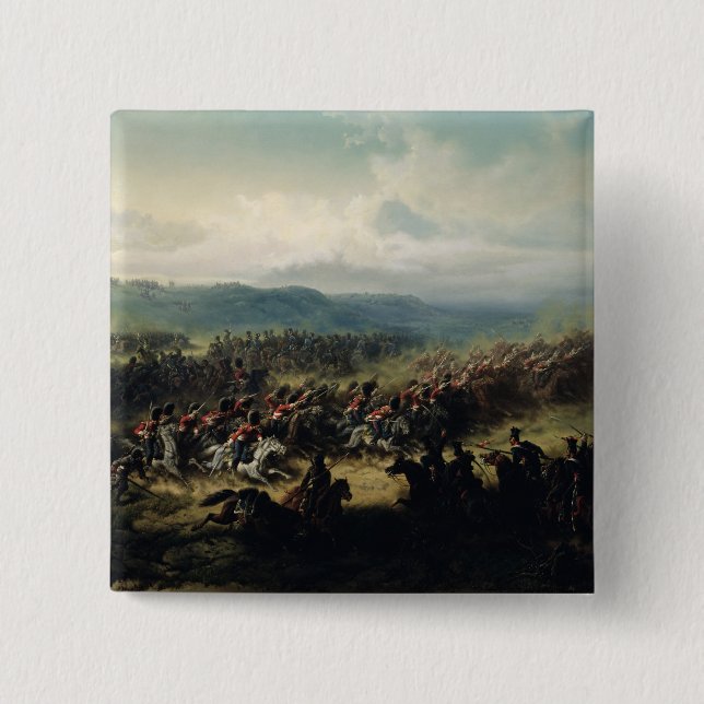Gebühr der hellen Brigade, am 25. Oktober 1854 Button (Vorderseite)