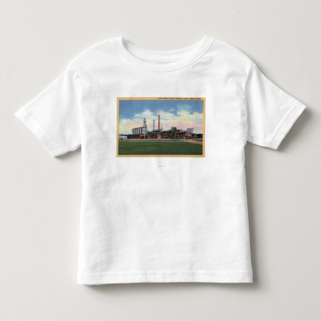 Gebührenzählungen, Montana - Great Western Sugar Kleinkind T-shirt (Vorderseite)