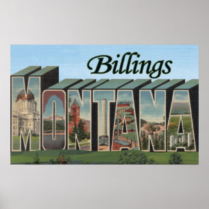 Gebührenzählungen, Montana - große Poster
