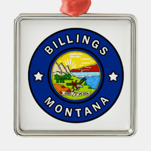 Gebührenzählungen Montana Ornament Aus Metall
