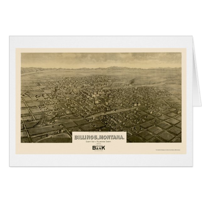Gebührenzählungen, panoramische Karte M.Ü.s - 1904 (Vorderseite (Horizontal))