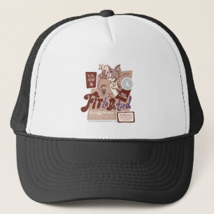 Gebunden zu werden Tom- und Jerry-Sitz Truckerkappe