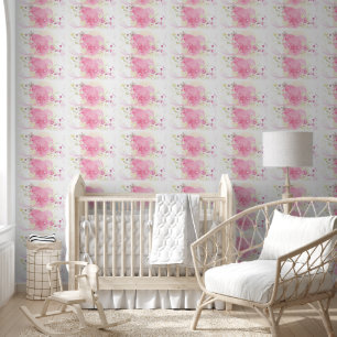 Gebundene Herzen - Rosa Tapete