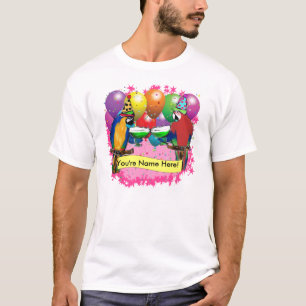 GEBURSTAGS-PAPAGEIEN T-Shirt