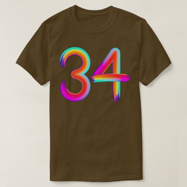 gebürstet 32 T-Shirt (Design vorne)