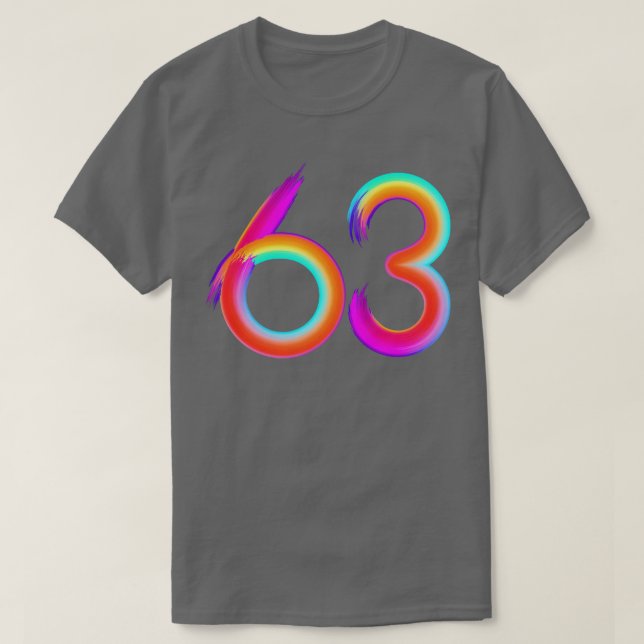 gebürstet 60 T-Shirt (Design vorne)