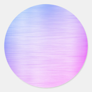 Gebürstete lila leere Vorlage, DIY-Textkunst-Logo Runder Aufkleber