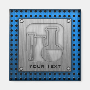 Gebürstete Metall-Blick Chemie Magnet