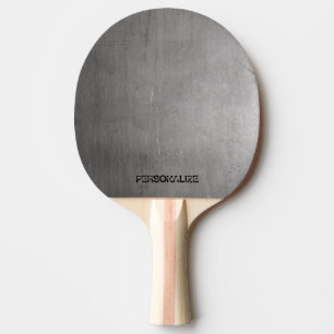 Gebürstete Metallbeschaffenheit Tischtennis Schläger