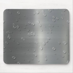 gebürstete Metallwaterdrops Mousepad