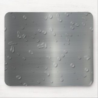 gebürstete Metallwaterdrops Mousepad