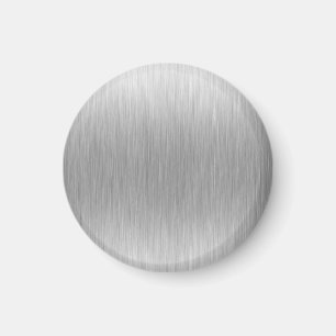 Gebürsteter AluminiumEdelstahl gemasert Magnet