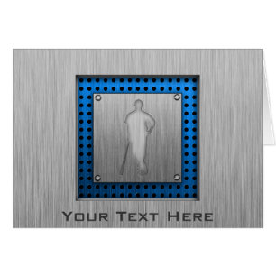 Gebürsteter Metallblick Baseball