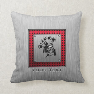 Gebürsteter Metallblick Paintball Kissen