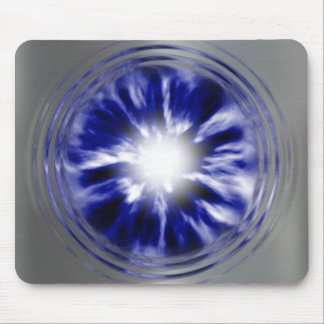 gebürsteter silberner Wormhole 2 Mousepad