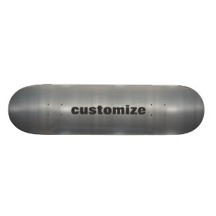 Gebürstetes Aluminium Skateboard