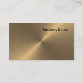 Gebürstetes Gold Visitenkarte