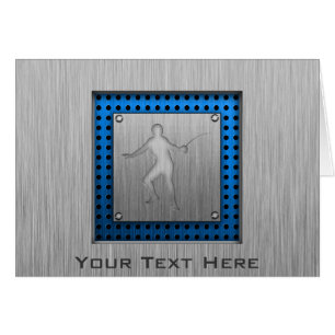 Gebürstetes Metall-Blick Fechten