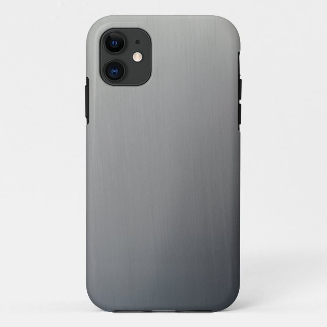 Gebürstetes Metall Case-Mate iPhone Hülle (Rückseite)