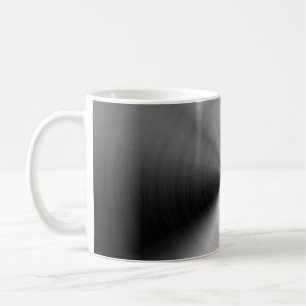Gebürstetes silbernes Metall Kaffeetasse