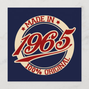 Geburt 1965 Einladung