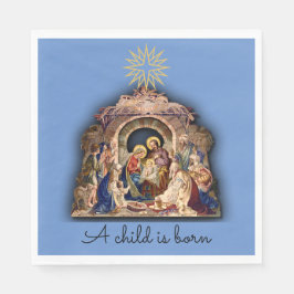 Geburt Adoration des Babys Jesus Weihnachten Napki Serviette