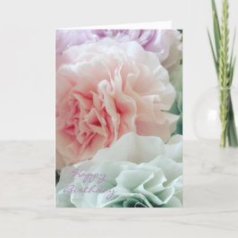 Geburt Blume des Kaffeefilters Karte
