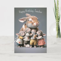 Geburt Bunnies als Lehrerin