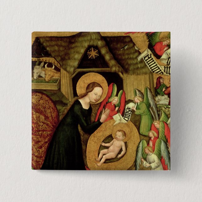 Geburt Christi, c.1425 Button (Vorderseite)